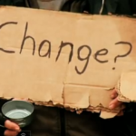 Change sign from Change for a Dollar