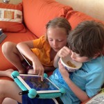Kids on iBallz iPad