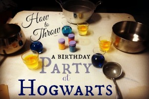 How to throw a birthday party at Hogwarts