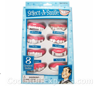 Select-a-smile fake teeth for Minions