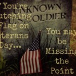 If You're Clutching a Flag on Veterans Day, You may be Missing the Point